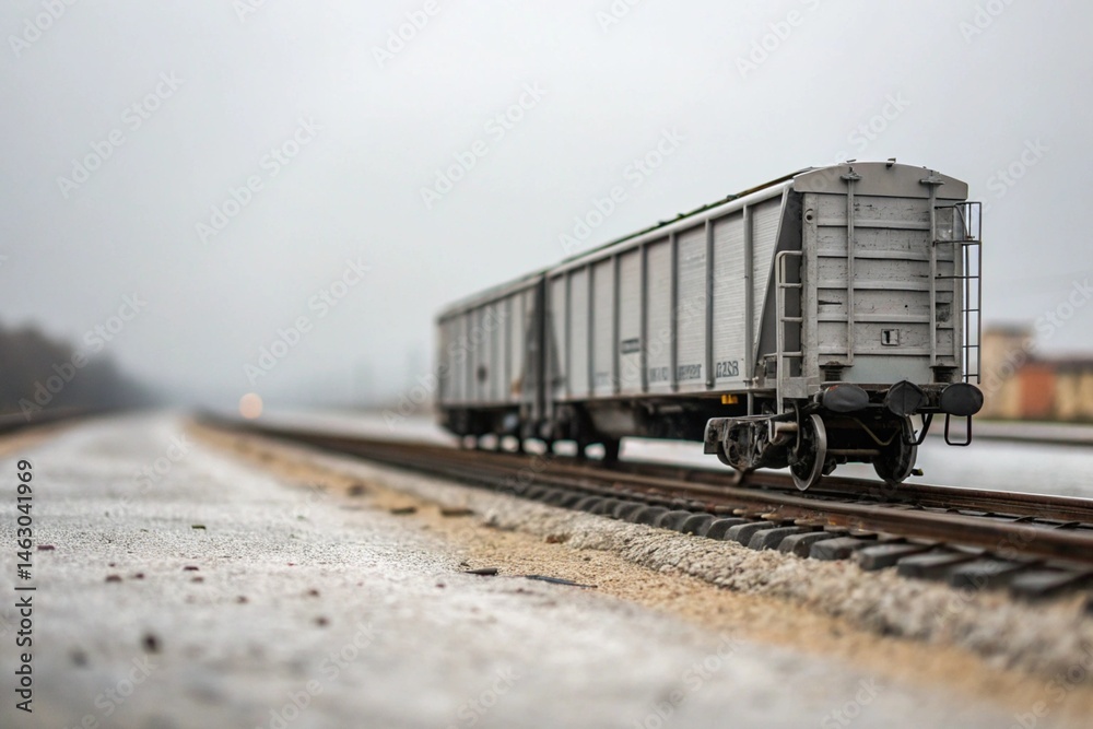 Obraz premium freight train on railway