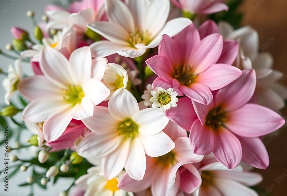 bunch of pink and white flowers in a vase bunch of pink and white flowers in a vase