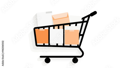 Online_Shopping_Cart_Full_of_Packages_E_commerce_Concept_Boxes_and_Envelopes_in_a_Trolley_Digital_Illustration_for_Retail_Delivery_and_Consumerism