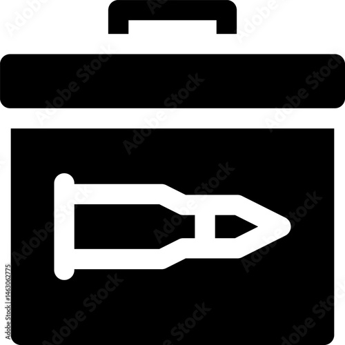 ammunition illustration on a white background     