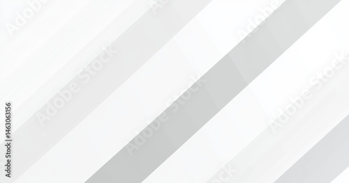 Abstract, diagonal lines of light gray and white.  Layered,  modern, geometric design