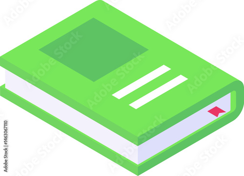 book illustration on a white background     