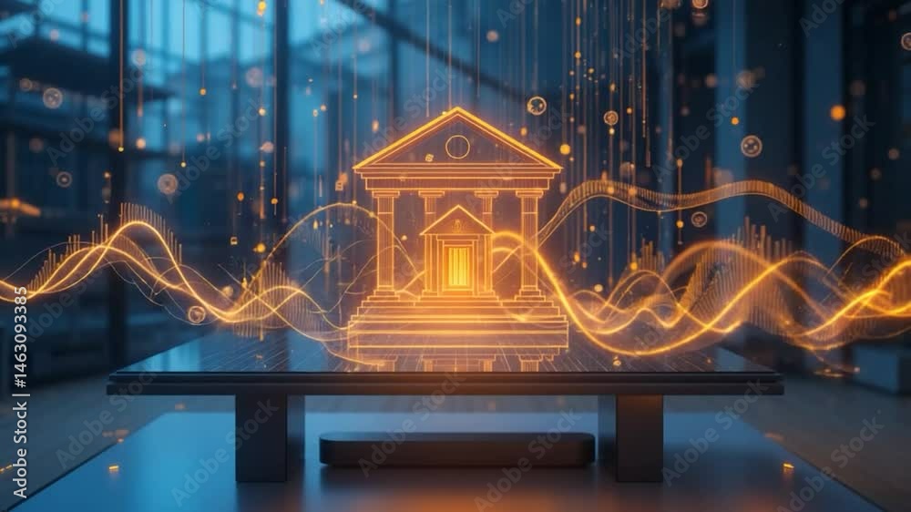 Digital financial institution structure
