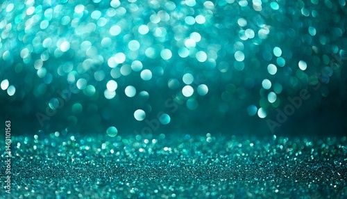 aqua turquoise and teal green bokeh glitter sparkle background