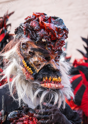 devil mask at portobello devil and congo festival colon