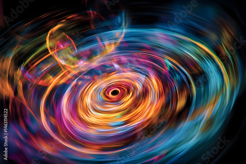Dancing Light of the Universe: A Visual Journey into the Majestic Quasar Phenomena