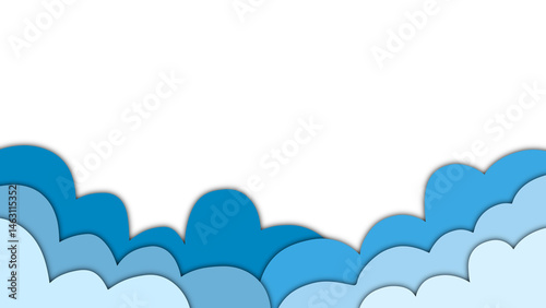 abstract blue background with clouds