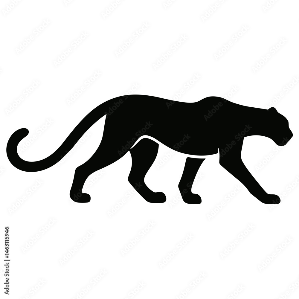 Obraz premium cheetah silhouette