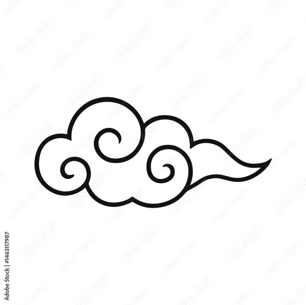 decorative oriental cloud decorative oriental cloud
