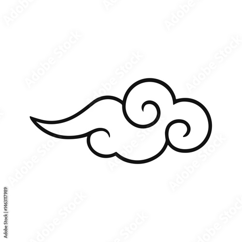 decorative oriental cloud