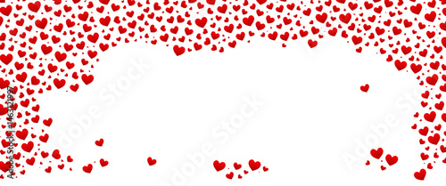 illustration red heart patt...