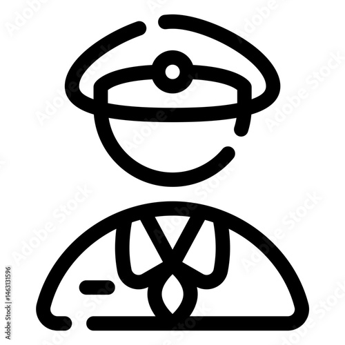 pilot male icon