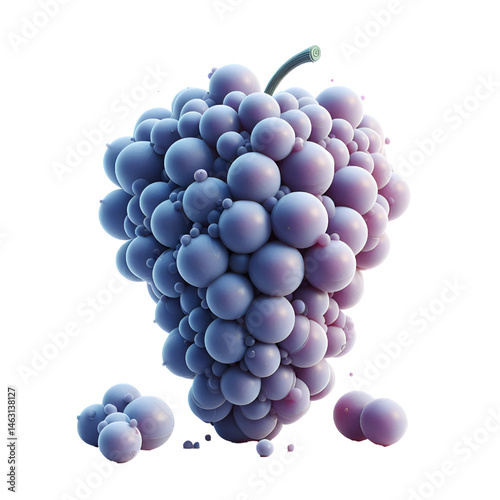 Red grape fruits