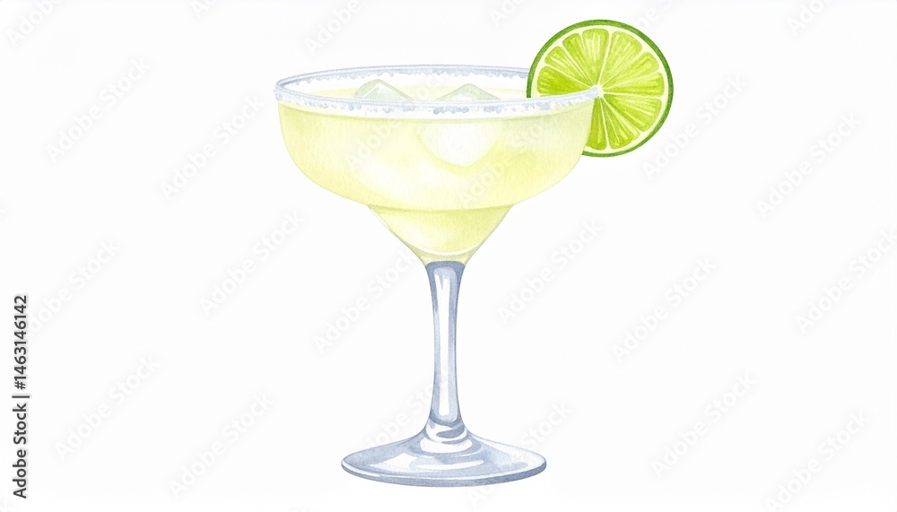 cocktail with lime