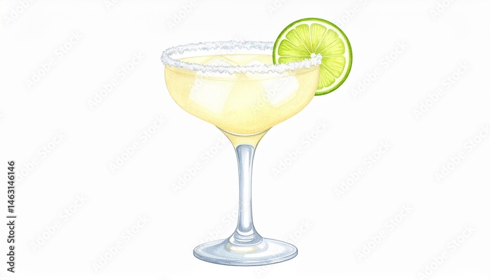 cocktail with lime