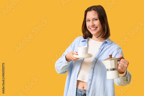 Beautiful young woman with ...