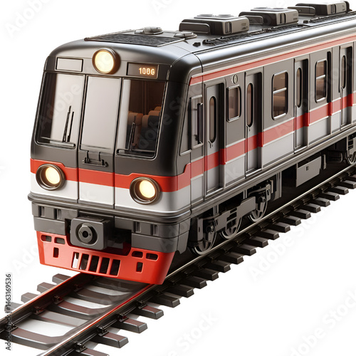 diesel locomotive and train