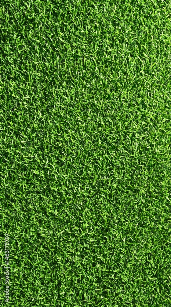 Obraz premium Lush Green Artificial Turf Texture Detailed Pattern Background Material