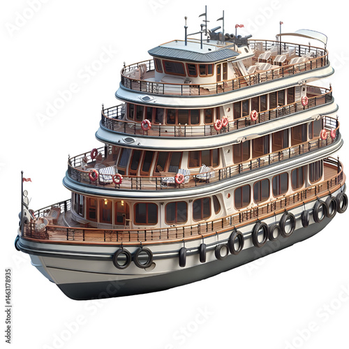 ship on the river