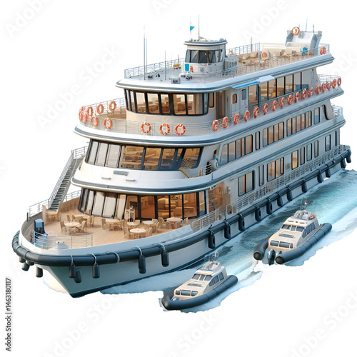 ship on the river