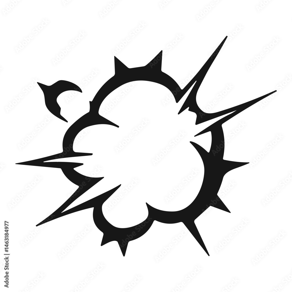 Comic Explosion and Impact Element Comic Explosion and Impact Element
