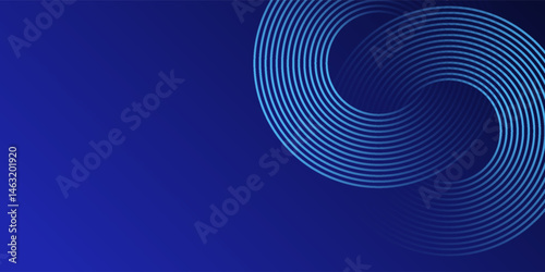 Blue abstract background. Geometric lines pattern. Modern shiny blue gradient lines. Futuristic technology graphic design. Suit for business, cover, header, wallpaper, corporate