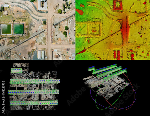 DTM digital terrain model for construction projects, accurate elevation data for site planning, grading, and infrastructure development