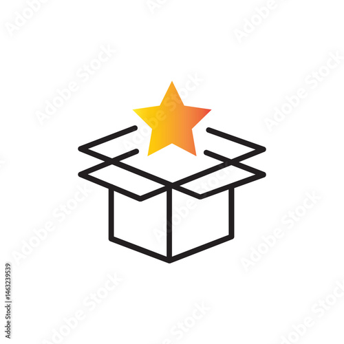 gift box color icon