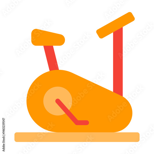  Exercise Bike Illustration