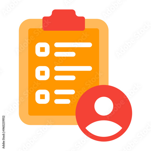 Clipboard with User Icon
