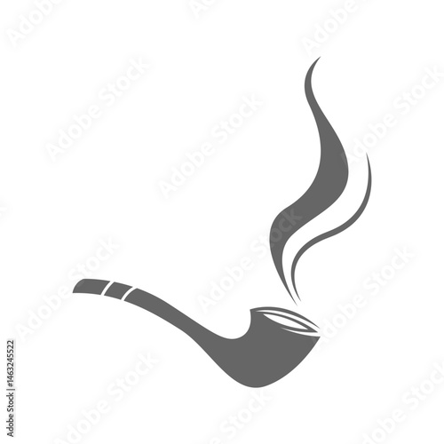 Smoke icon logo design