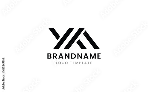 Initial YF Logo for Branding and Design Use