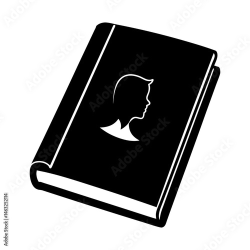 Personalize Your Notebook silhouette vector
