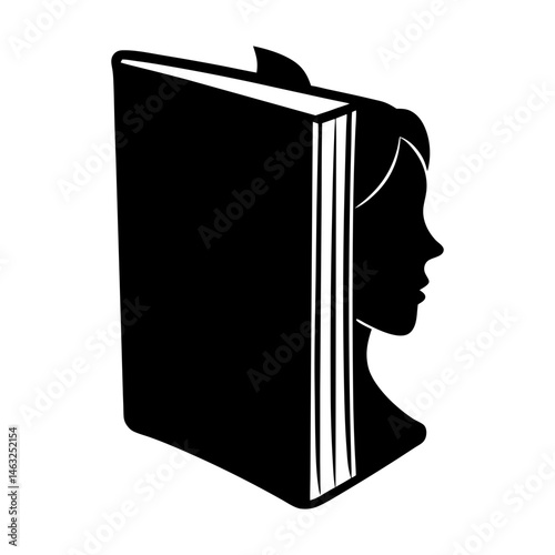 Personalize Your Notebook silhouette vector