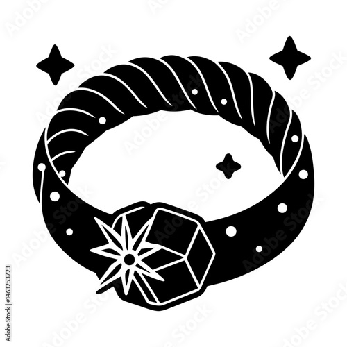 DIY Bracelet Kit silhouette vector