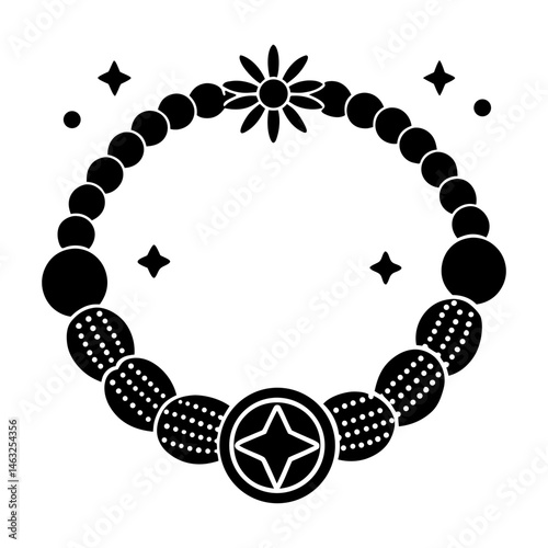 DIY Bracelet Kit silhouette vector