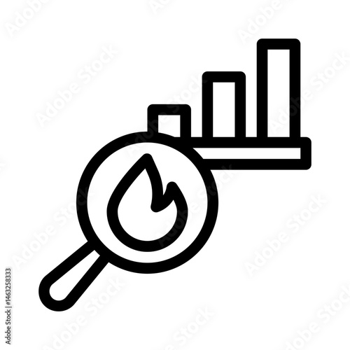 competitor comparison line icon