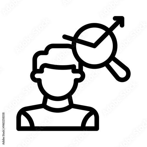 customer insights line icon