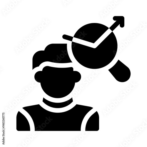 customer insights glyph icon