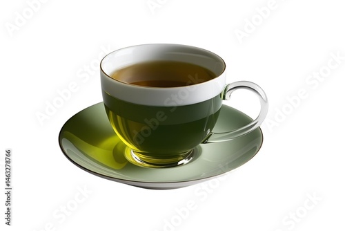 Wallpaper Mural cup of herbal tea isolated on transparent background Torontodigital.ca