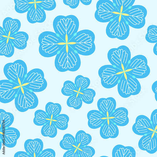 June 21st Birth Flower Evening Primrose Graphic Design Pattern 2