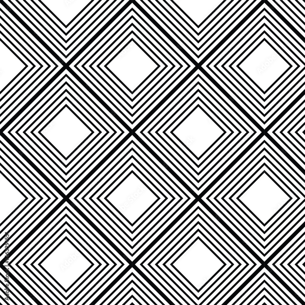 Geometric Rhombus and Square Optical Pattern Geometric Rhombus and Square Optical Pattern