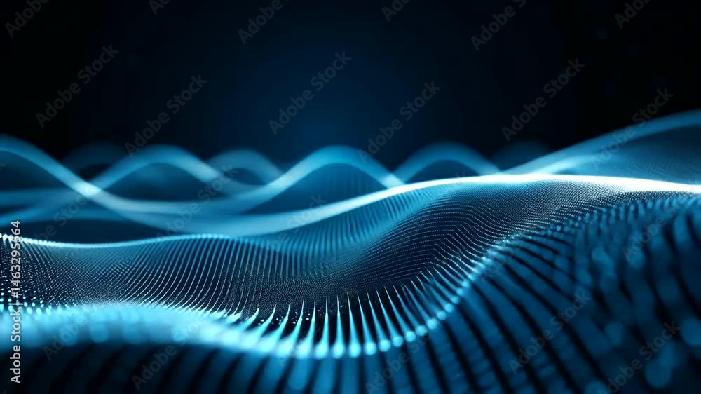 Abstract digital wave form (1)
