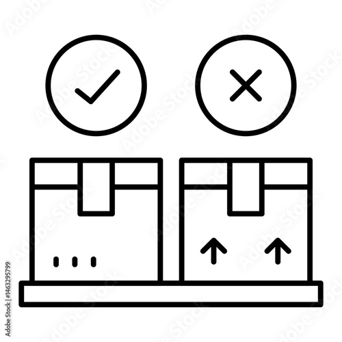 Delivery Status Approved and Rejected Packages