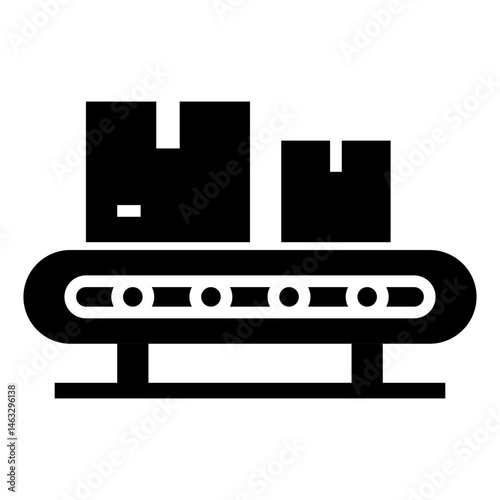 Boxes on Conveyor Belt
