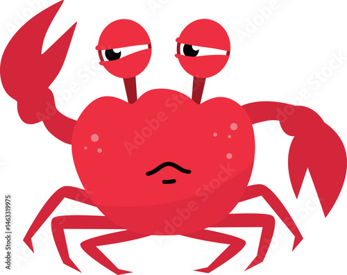 Cute Crab Illustration