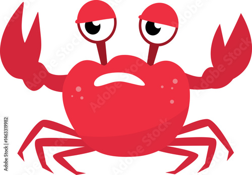 Cute Crab Illustration