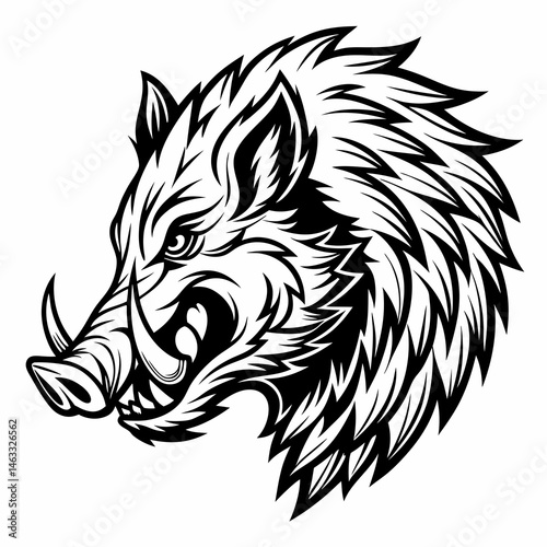 wolf tribal tattoo
