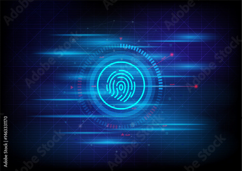 Abstract cyber security technology background, data protection concept.