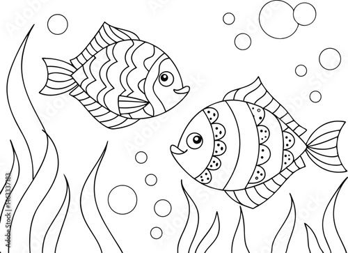 fish in the water